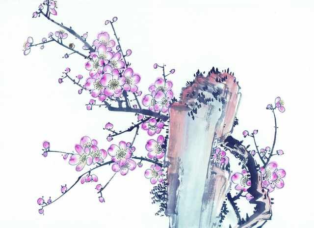 chinese master paintings gu sung c art s041 A4 Photo Print