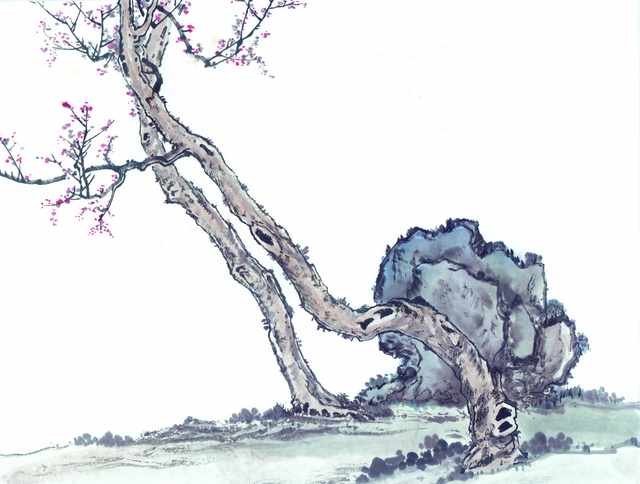 chinese master paintings gu sung c art s045 A4 Photo Print