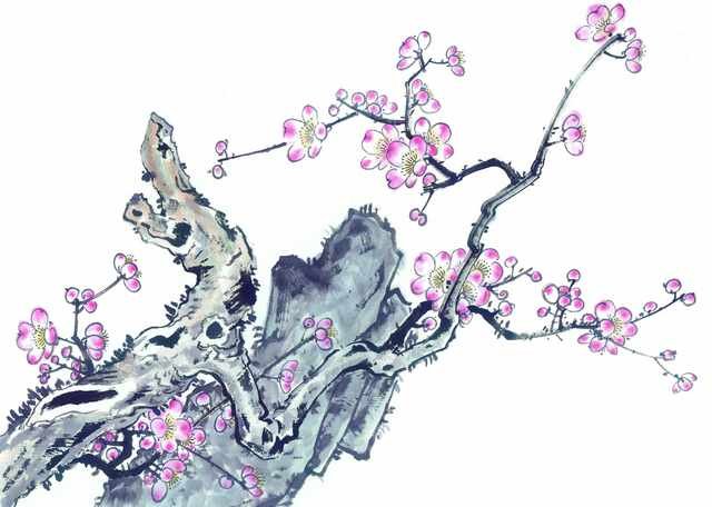 chinese master paintings gu sung c art s047 A4 Photo Print