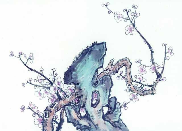 chinese master paintings gu sung c art s057 A4 Photo Print