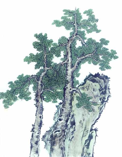chinese master paintings gu sung c art s058 A4 Photo Print