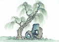 chinese master paintings gu sung c art s061 A4 Photo Print