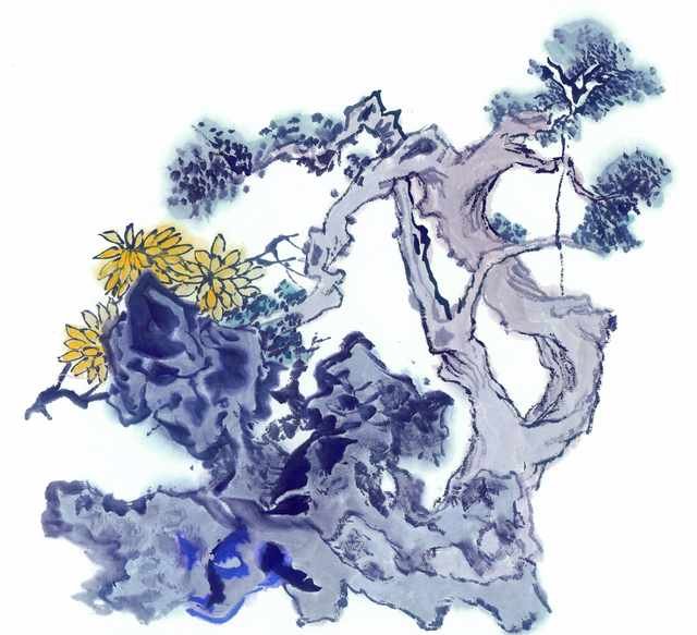 chinese master paintings gu sung c art s062 A4 Photo Print
