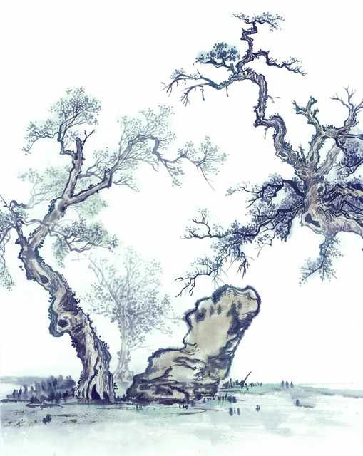 chinese master paintings gu sung c art s08 A4 Photo Print