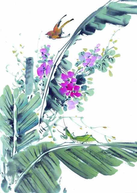 chinese master paintings insects c art b0230 A4 Photo Print
