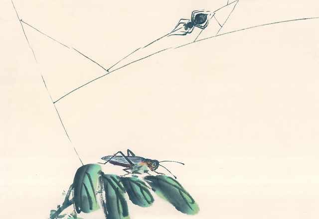 chinese master paintings insects c art i014 A4 Photo Print