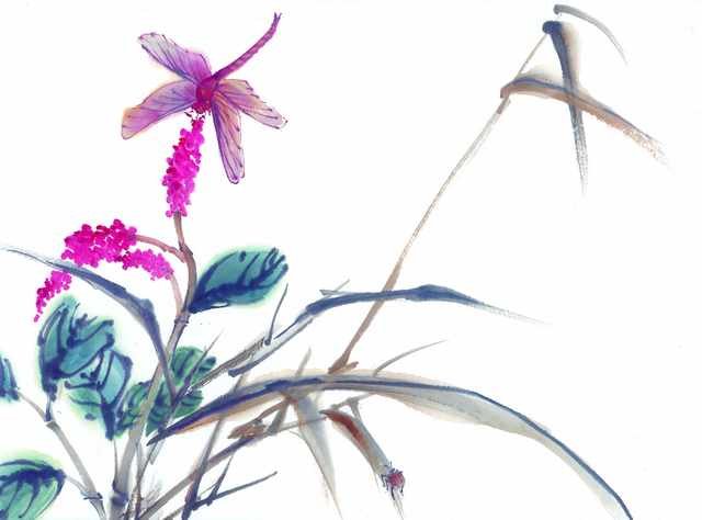 chinese master paintings insects c art i022 A4 Photo Print