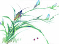 chinese master paintings insects c art i026 A4 Photo Print