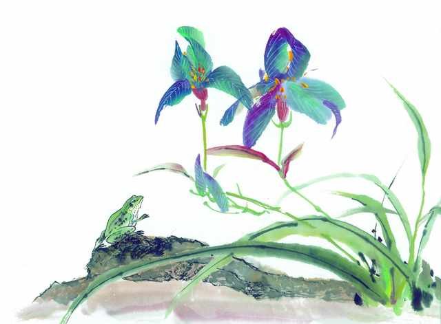 chinese master paintings insects c art i029 A4 Photo Print