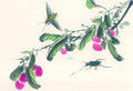 chinese master paintings insects c art i03 A4 Photo Print