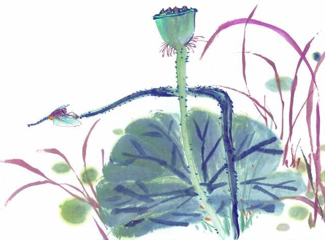 chinese master paintings insects c art i032 A4 Photo Print