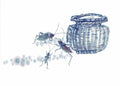 chinese master paintings insects c art i042 A4 Photo Print