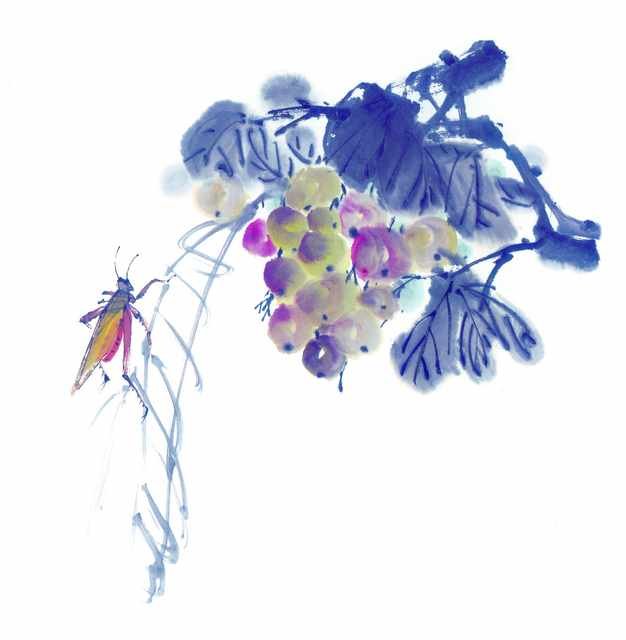 chinese master paintings insects c art i050 A4 Photo Print