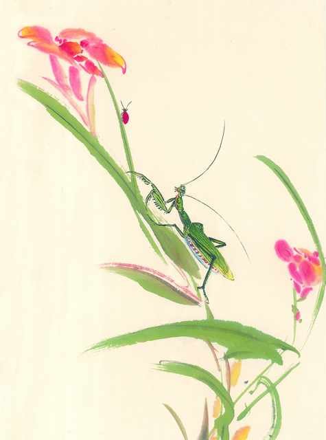 chinese master paintings insects c art i052 A4 Photo Print