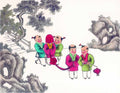 chinese master paintings kids c art k011 A4 Photo Print