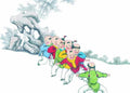 chinese master paintings kids c art k019 A4 Photo Print