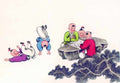 chinese master paintings kids c art k026 A4 Photo Print
