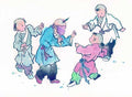 chinese master paintings kids c art k056 A4 Photo Print