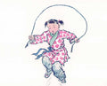 chinese master paintings kids c art k063 A4 Photo Print
