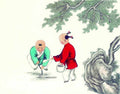 chinese master paintings kids c art k07 A4 Photo Print