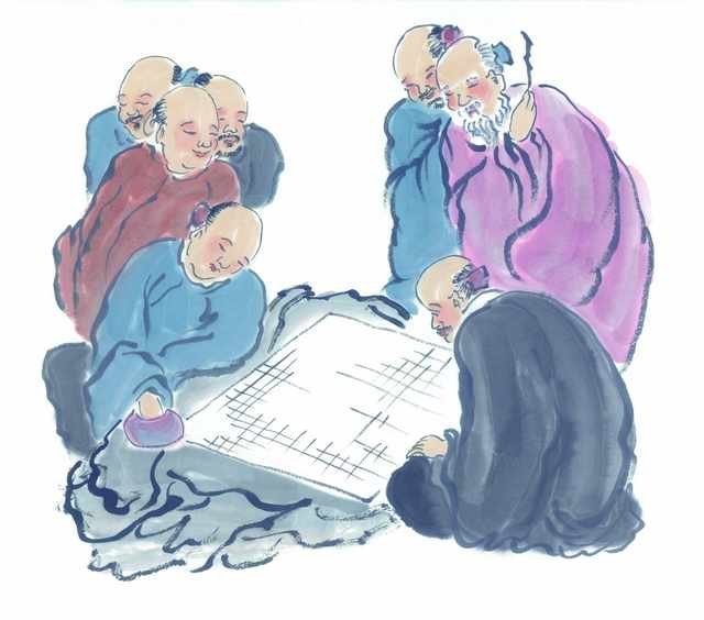 chinese master paintings people c art p019 A4 Photo Print