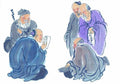 chinese master paintings people c art p026 A4 Photo Print