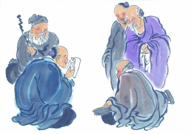 chinese master paintings people c art p026 A4 Photo Print