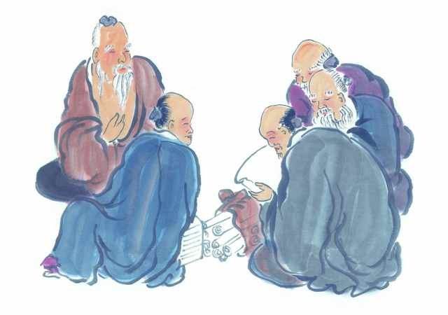 chinese master paintings people c art p038 A4 Photo Print