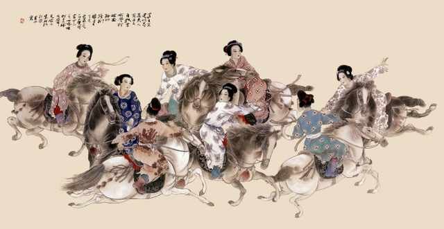 chinese master paintings people c art p061 A4 Photo Print