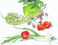 chinese master paintings vegetable fruits c art v021 A4 Photo Print