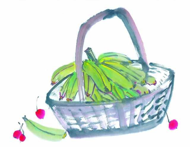 chinese master paintings vegetable fruits c art v022 A4 Photo Print