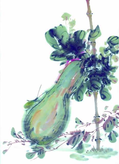 chinese master paintings vegetable fruits c art v032 A4 Photo Print