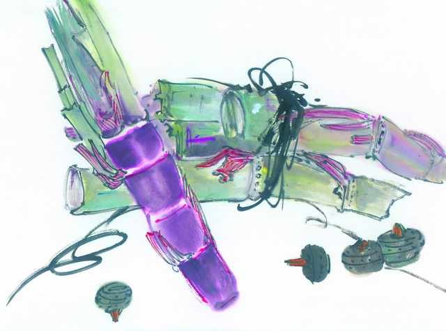 chinese master paintings vegetable fruits c art v05 A4 Photo Print
