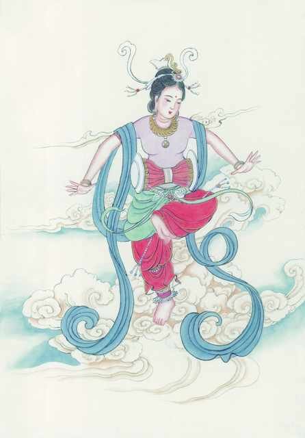 chinese master paintings women lady c art l0113 A4 Photo Print