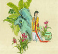 chinese master paintings women lady c art l0142 A4 Photo Print