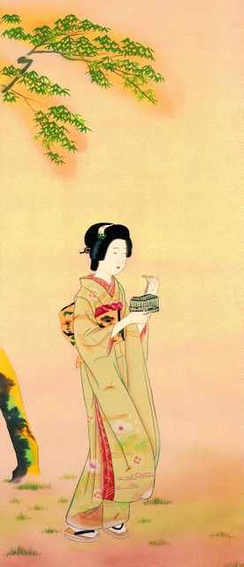 chinese master paintings women lady c art l036 A4 Photo Print