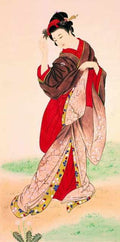 chinese master paintings women lady c art l051 A4 Photo Print