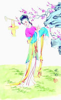 chinese master paintings women lady c art l053 A4 Photo Print
