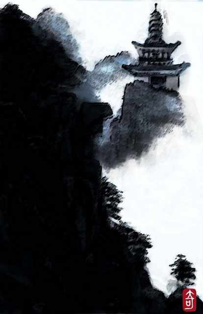 chinese master paintings women nature c art n0184 A4 Photo Print