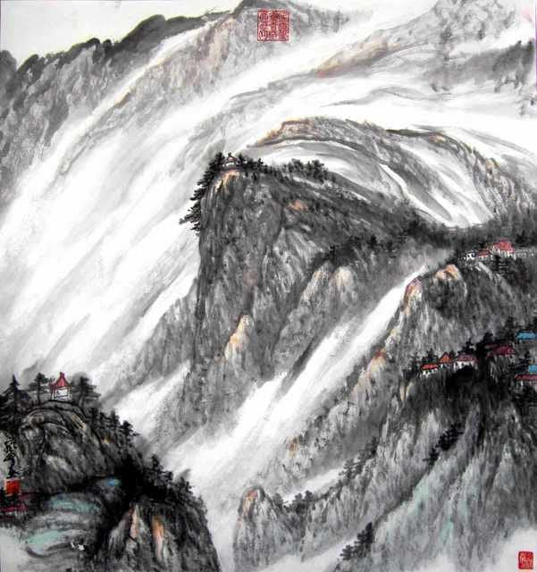 chinese master paintings women nature c art n0288 A4 Photo Print