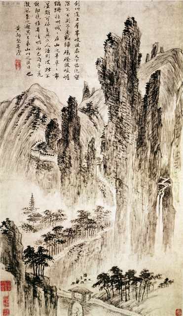 chinese master paintings women nature c art n0290 A4 Photo Print