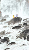 chinese master paintings women nature c art n0355 A4 Photo Print