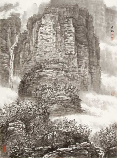 chinese master paintings women nature c art n0390 A4 Photo Print