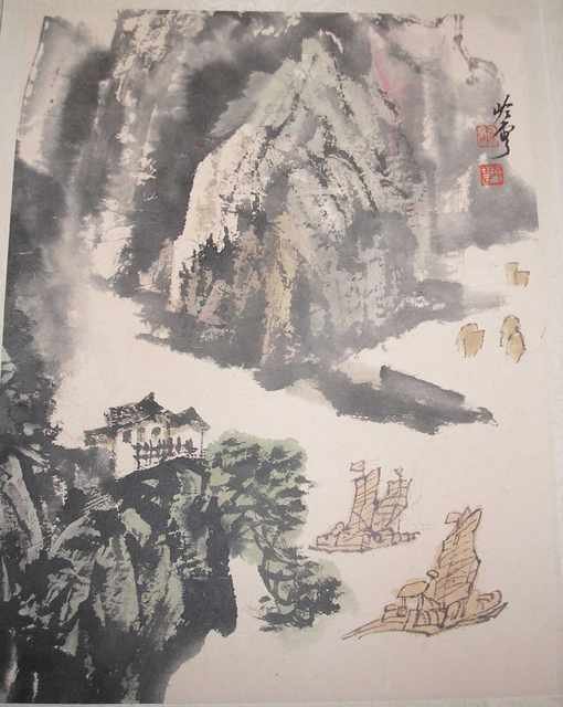 chinese master paintings women nature c art n0419 A4 Photo Print