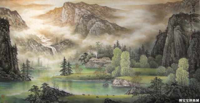 chinese master paintings women nature c art n0443 A4 Photo Print