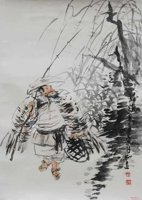 chinese master paintings women nature c art n0444 A4 Photo Print