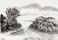 chinese master paintings women nature c art n0457 A4 Photo Print
