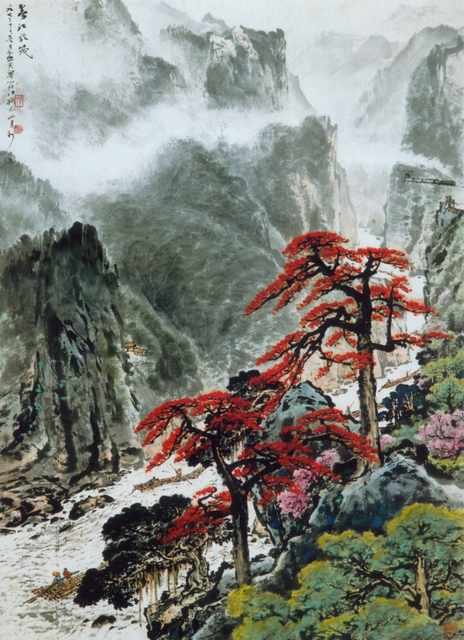 chinese master paintings women nature c art n0521 A4 Photo Print
