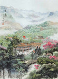 chinese master paintings women nature c art n0524 A4 Photo Print