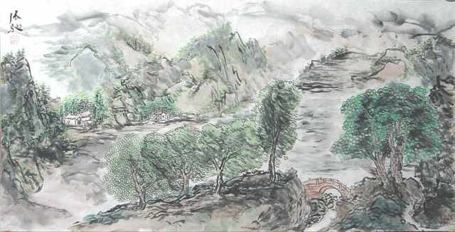 chinese master paintings women nature c art n0556 A4 Photo Print